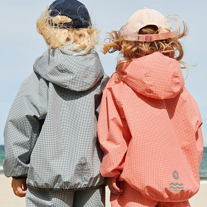 Анорак технологичный Wheat, красная клетка